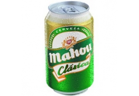 Tin beer 33 cl. Mahou classic