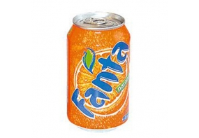 Orange canned drink 33 cl.