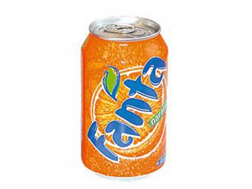 Orange canned drink 33 cl.